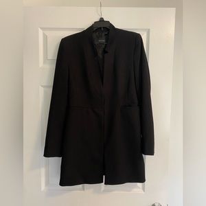 Zara blazer coat, black. Size Large.